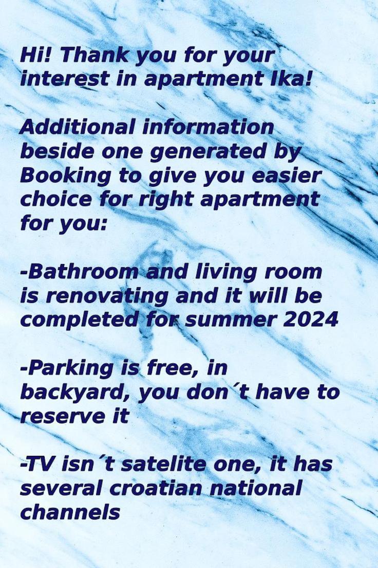 Apartment Ika Baška Exteriör bild